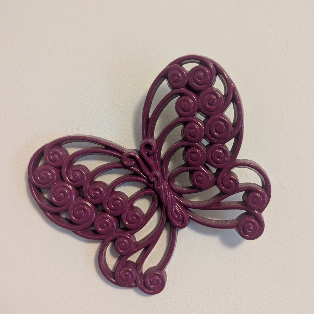 HOMCO #2146 Vintage Burwood Butterfly Wall Deco